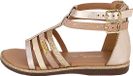 Dresco Iniame sandales en cuir pour enfants or taille 34
