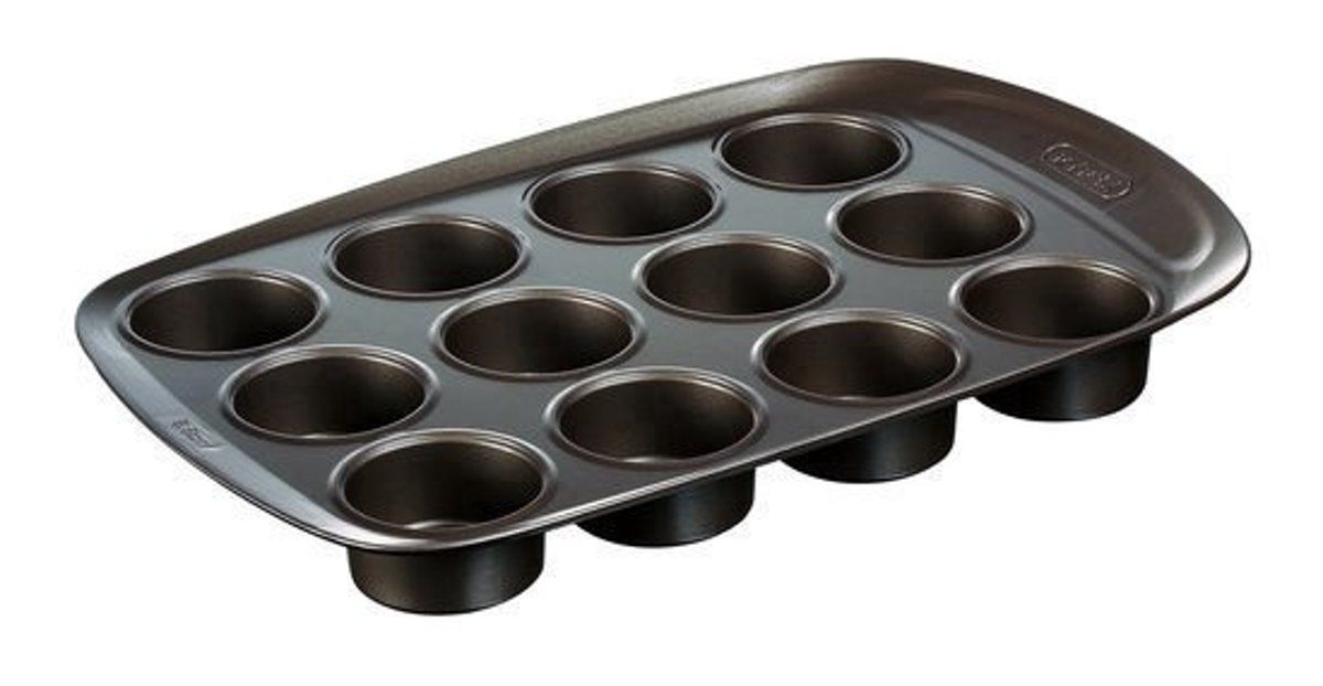 Pyrex AsimetriA Bakeware Muffinvorm - 12 vaks - 38 x 25 cm