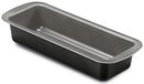 Guardini Happy Hour Plumcake cakevorm 30 x 11 cm, staal met antiaanbaklaag, kleur zwart/grijs, roestvrij