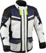 DIFI Explore Aerotex veste textile moto imperméable, gris clair/bleu, taille 5XL