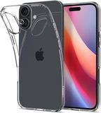 Spigen Liquid Crystal Hoesje Geschikt voor Apple iPhone 16 - Back Cover TPU Transparant