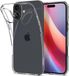 Spigen Liquid Crystal Hoesje Geschikt voor Apple iPhone 16 - Back Cover TPU Transparant