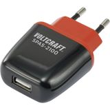 VOLTCRAFT SPAS-2100 Chargeur USB 10,5 W 1x USB-A Noir, Rouge Intérieur Détection automatique