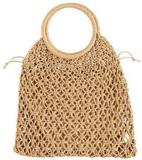 Sarlini Gehaakte Strandtas - Camel