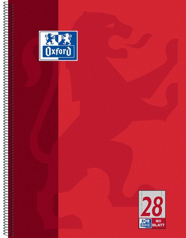 Oxford 100050361 Schrijfblokken & schriften Rood