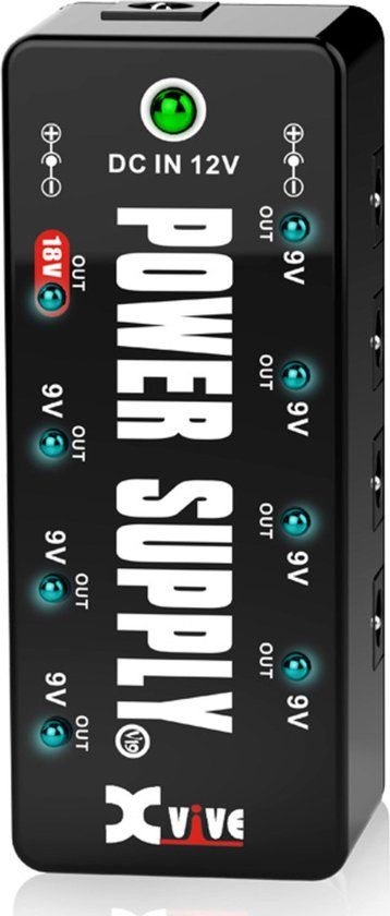 Xvive V19 Micro Power Supply Adapter - Guitar - English Manual - 220V