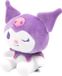 Hello Kitty Kuromi Plush, 16 cm, paars zacht speelgoed