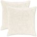 vidaXL - Kussensloop - 2 stuks - Wit - 70 x 70 cm