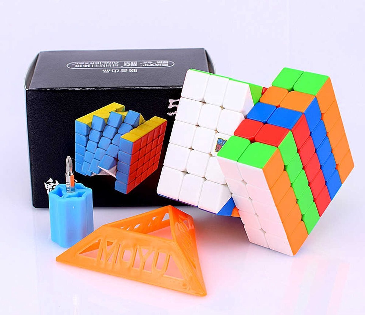 MoYu Meilong 5x5 M Speed Cube Magnetisch - Stickerless - Draai Kubus Puzzel - Magic Cube