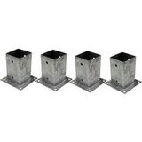 Winox - Support - Pied À Fixer Pour Poteau 9x9 Cm Lot De 4 Galvanisé À Chaud