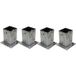 Winox - Support - Pied À Fixer Pour Poteau 9x9 Cm Lot De 4 Galvanisé À Chaud