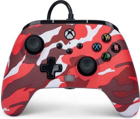 PowerA Geavanceerde Bedrade Controller - Xbox Series X|S - Red Camo