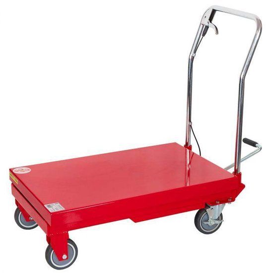 AIRPRESS Heftafel 455 Kg Rood/Zilver/Zwart Metaal 780 mm