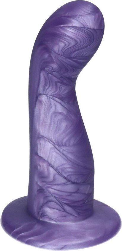Ylva & Dite Leda Siliconen G-spot / Prostaat Dildo - Violet Metallic
