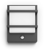 Philips myGarden Petronia LED Outdoor Wall Light with Motion Sensor - Anthracite