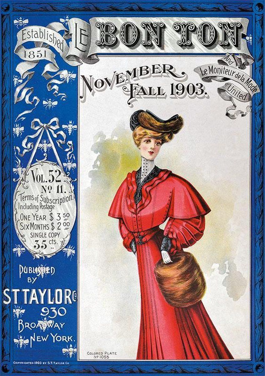 Piatnik Puzzel 1000 stukjes - Bon Ton Magazine cover - 2021