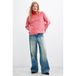 Desigual gebreide trui met krijtstreep - rood