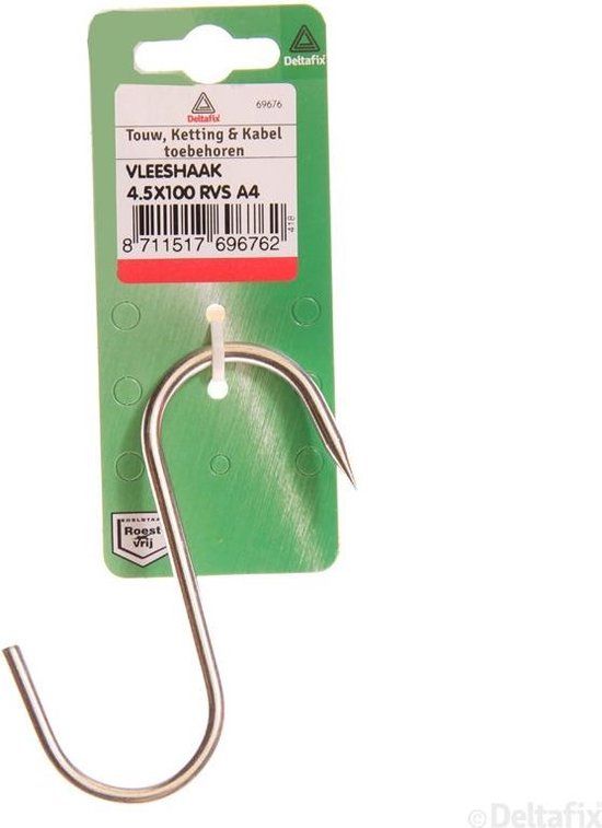Deltafix Vleeshaak RVS 120mm x 5mm