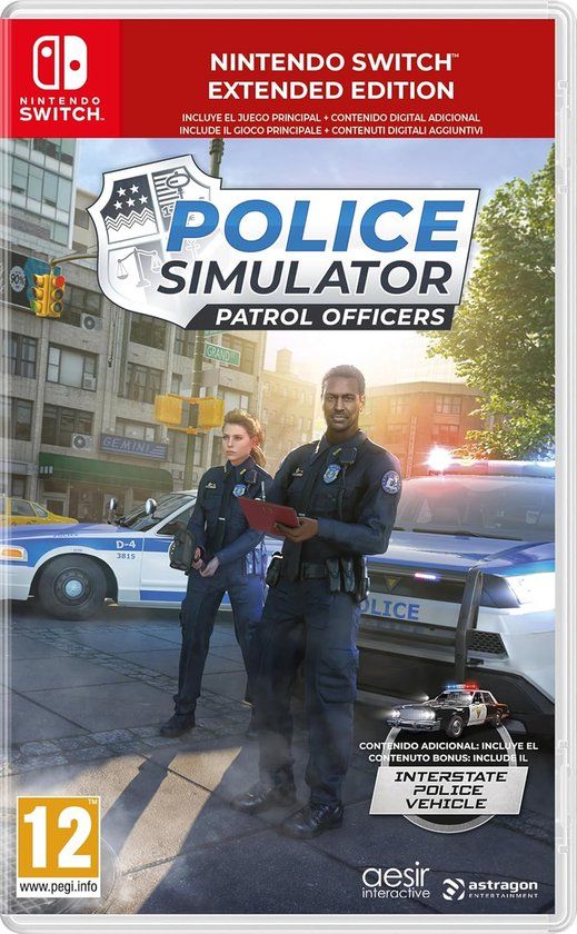 Astragon Police Simulator - Patrol Officers EN/FR Switch - Nintendo Switch Gamecard