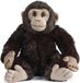Living Nature Pluche Bruine Chimpansee Aap Knuffel 30 cm
