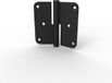 Argenta Paumelle RVS Zwart 89x89x2,5mm Links
