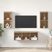 Maison Exclusive Meuble TV exclusif - Ensemble de meubles TV de 37 x 37 x 107 cm en chêne artisanal