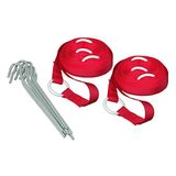 Speedminton® Easy Court Junior transportbaar speelveld voor crossminton, rood, 19,2 x 19,0 x 4,0