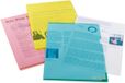 Elba Oxford Premium transparante omslag, DIN A4, PVC, glashelder, oranje