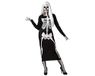 Atosa Skeletkostuum voor dames, zwart, M