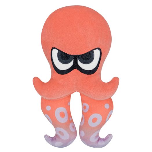 Rode Octoling-octopus-knuffel – Splatoon