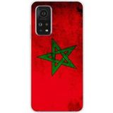 Xiaomi Bedrukt siliconen hoesje compatibel met Xiaomi Mi 10T, Xiaomi Mi 10T Pro Drapeau maroc