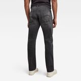 G-Star Mosa Straight Heren Jeans Worn in Black Moon