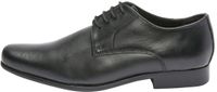 Next Jongens Leren schoolschoenen met veters Zwart