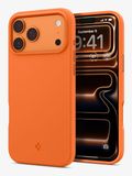 Spigen Silicone Fit (Mag Fit) mobiele telefoon behuizingen 17,5 cm (6.9") Hoes Oranje