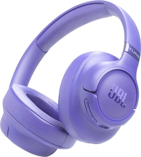 JBL Tune 780NC – Draadloze Koptelefoon met Noise Cancelling – Bluetooth – Over Ear – 80 uur - Paars/Lavender