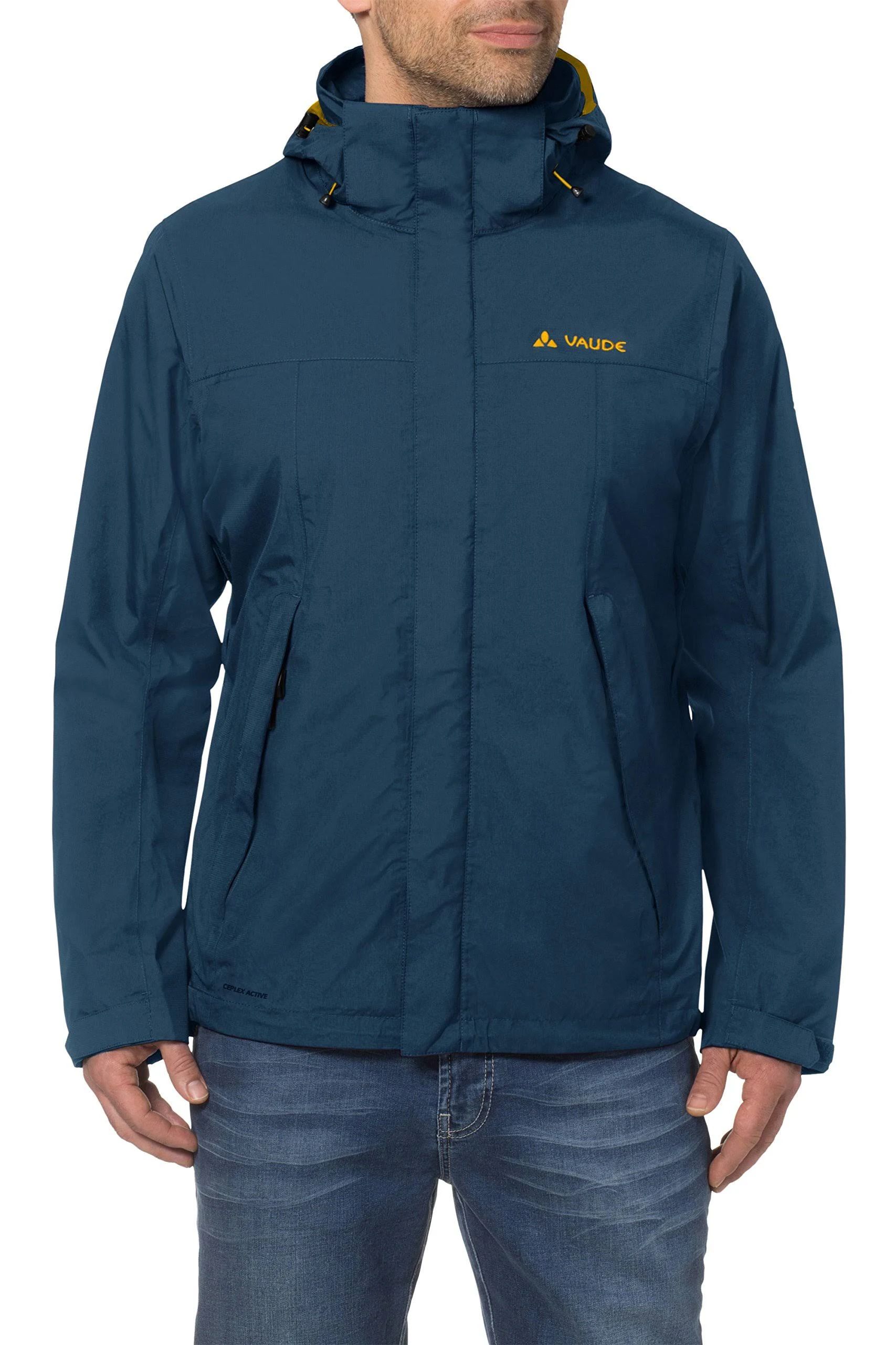 VAUDE regenjas blauw