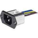 Schurter 3-132-195 Filtre antiparasite 250 V 15 A (l x l x h) 25.6 x 48.6 x 24.6 mm 1 pièce