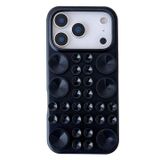 iPhone 17 Pro silicone case with suction cup - Black