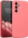 kwmobile telefoonhoesje geschikt voor Samsung Galaxy A54 5G - TPU backcover met siliconen coating - Smartphone case in Pastelkleurig koraal