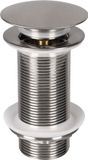 Differnz Bouchon de vidage pour lavabo Pop Up Design 9.8 cm Chrome mat