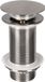 Differnz Bouchon de vidage pour lavabo Pop Up Design 9.8 cm Chrome mat