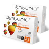 Ofituria A3-papier, multifunctioneel papier voor printer en kopieerapparaat, A3-papier, wit, voor werkruimtes en thuisgebruik, 80 g/m², bladpakket - Ofituria (1000 vellen)