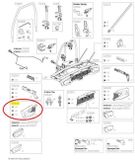 Thule Left Lamp Holder 938 Velospace Reserveonderdeel Zwart