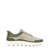 GEOX SPHERICA PLUS HEREN Sneakers - OLIJFGROEN/BEIGE - Maat 44