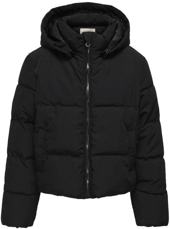 ONLY KOGDOLLY LIFE SHT PUFFER JACKET OTW NOOS Meisjes Jas - Black, Size 140