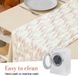 Merkloos Allecto Tafelloper Pasen 183x33 cm Polyester Wasbaar Gebloemd