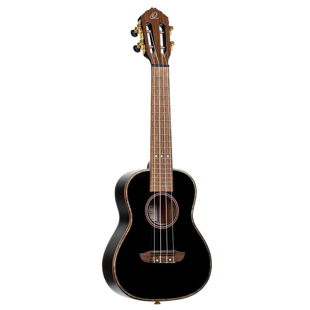 Ortega RUOX-CC Onyx Series Concert Ukulele - Black
