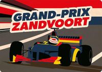 waakbord Grand Prix Zandvoort Metalen Wandplaat - 20 x 15 cm