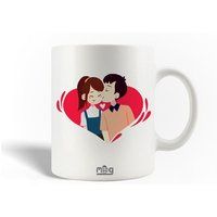 Keramische mokken maniacase, Sint Valentijn paar