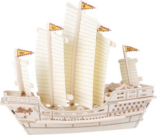 Small Foot 3d Puzzel Zeilschip Zheng He 66 Delig